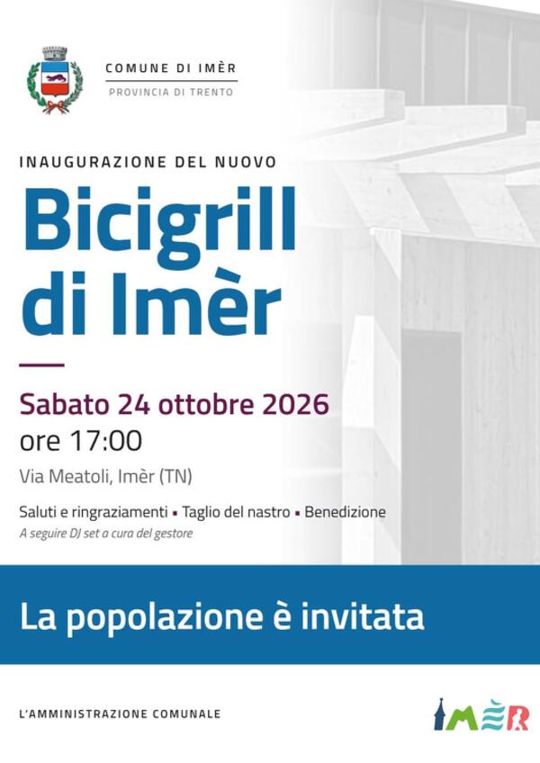 Inaugurazione ufficiale del Nuovo Bicigrill