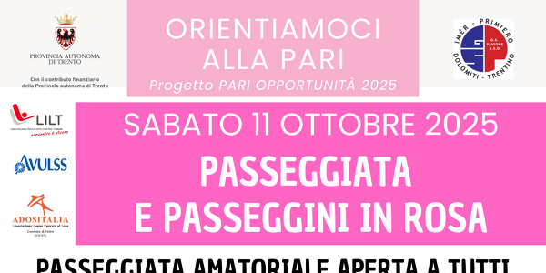 Passeggiata e passeggini in rosa