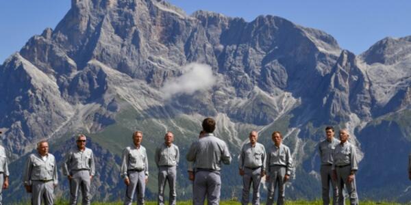 Un concerto tra le Dolomiti