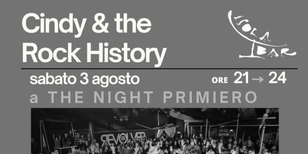 Cindy & The Rock History live a The Night Primiero