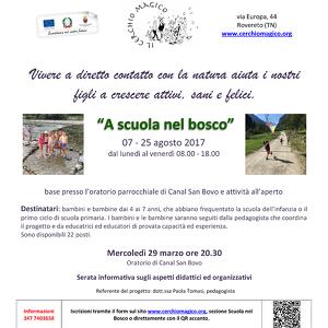 A scuola nel bosco 2017 