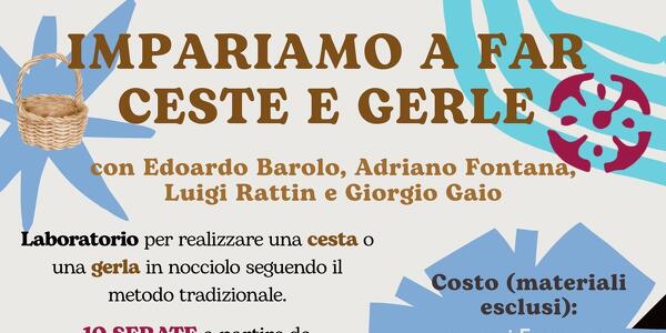 Impariamo a far ceste e gerle