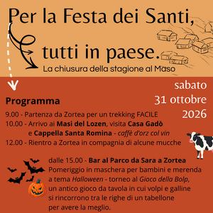 Festa dei Santi: tutti in paese