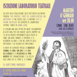 Iscrizione laboratorio teatrale