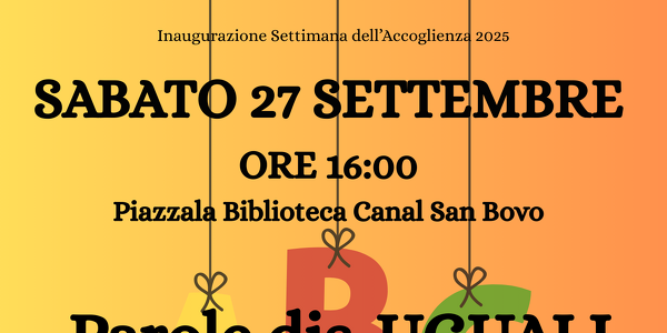 Parole dis-UGUALI - PENSARCI DIVERSI