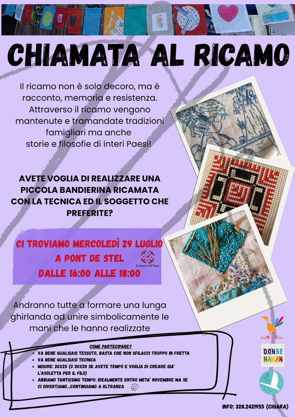 CHIAMATA AL RICAMO_Pont De Stel