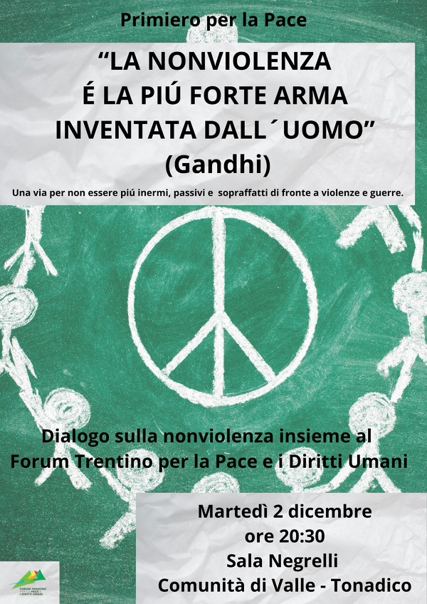 La Non Violenza È la PiÙ Forte Arma Inventata dall'Uomo