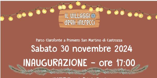 Inaugurazione Villaggio degli Intrecci