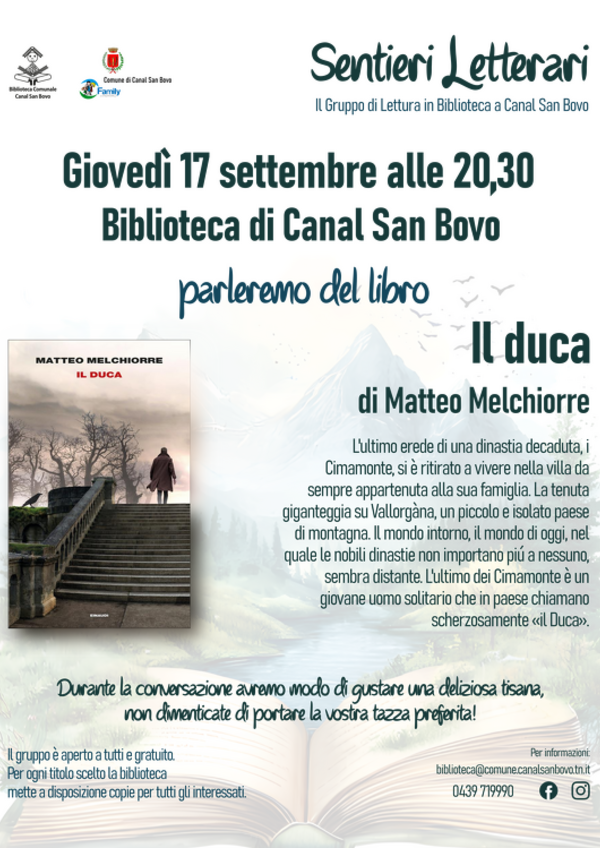 Sentieri Letterari a settembre