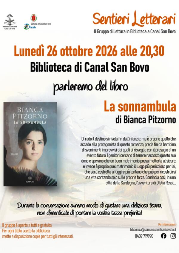 Sentieri Letterari - incontro di ottobre