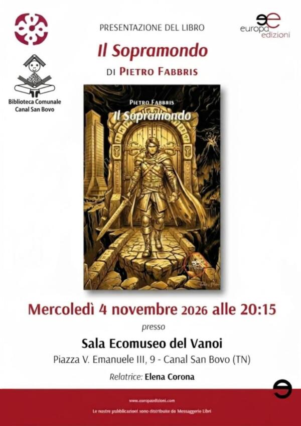 Il sopramondo - incontro con l'autore