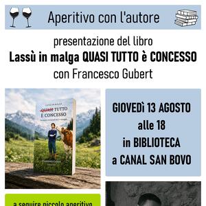 Aperitivo con l’autore 