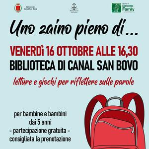 Uno zaino pieno di...