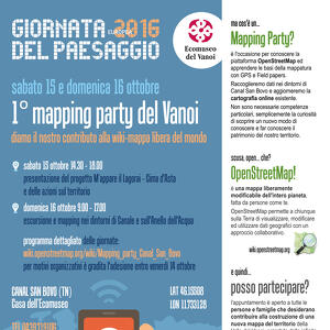 Mapping Party nel Vanoi