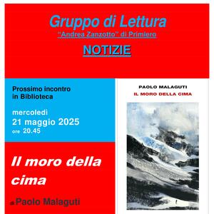 "Il moro della cima" di Paolo Malaguti