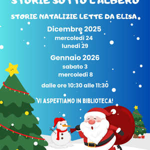 *La valigia delle storie sotto l'albero* -  Letture animate per bambine e bambini dai 4 agli 8 anni, accompagnati da mamma e papà
