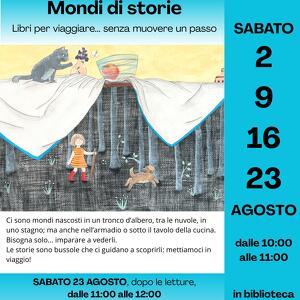 "Mondi di storie: libri per viaggiare.. senza muovere un passo"
