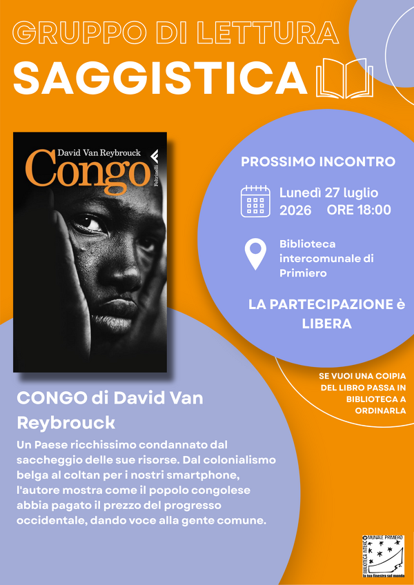  Incontro su"Congo" di David van Reybrouck