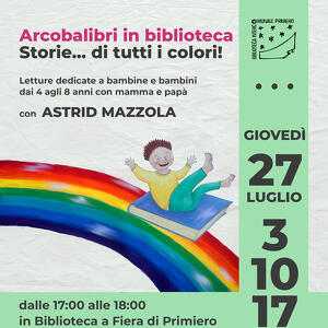 "Arcobalibri in biblioteca. Storie... di tutti i colori!"  con Astrid Mazzola