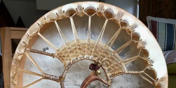 Un tamburo sciamanico per il solstizio d'inverno