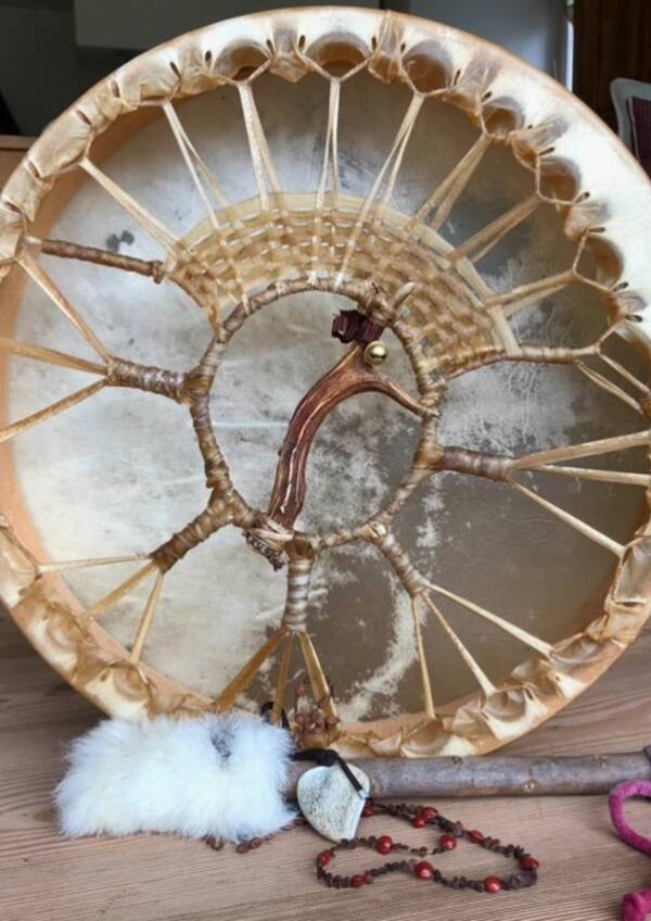 Un tamburo sciamanico per il solstizio d'inverno