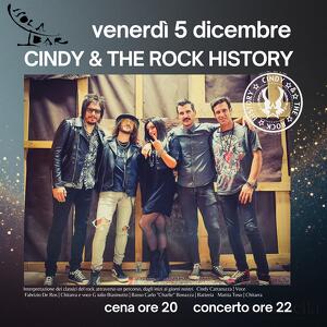 Cibo e musica con cindy & the rock history
