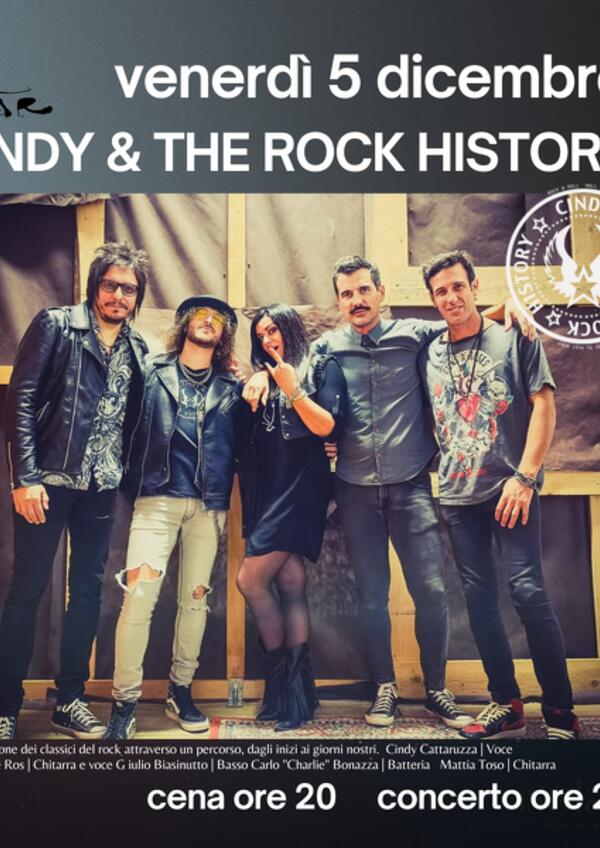 Cibo e musica con cindy & the rock history