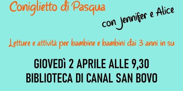 Caccia alle uova del coniglietto di Pasqua