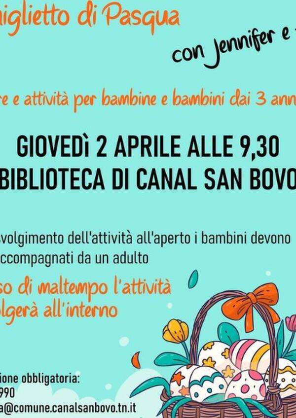 Caccia alle uova del coniglietto di Pasqua