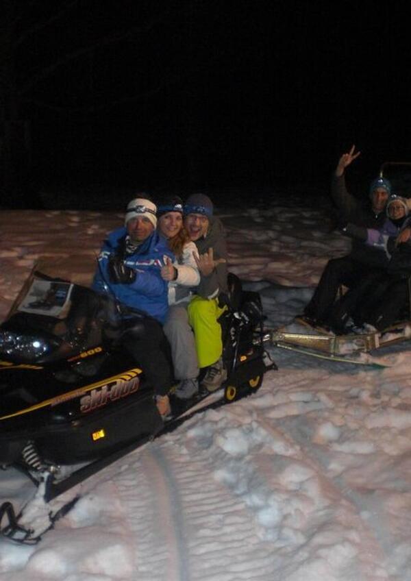 Cena in Motoslitta con Dolomeo