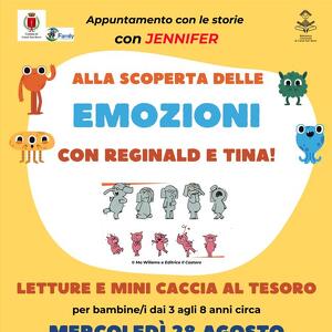 Alla scoperta delle emozioni con Reginald e Tina!