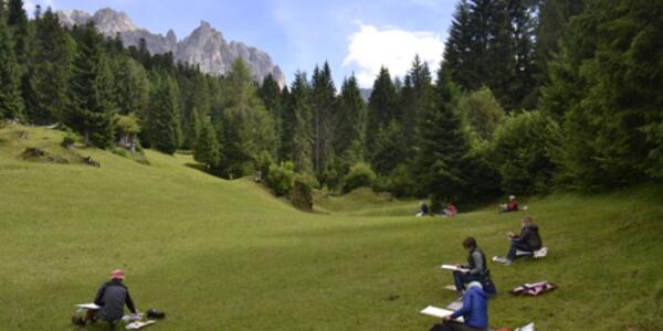 Dipingere la Montagna