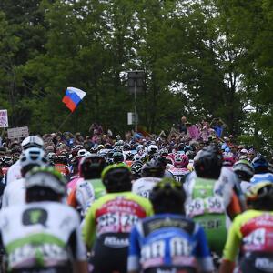 Passaggio della 20^ Tappa del Giro d'Italia