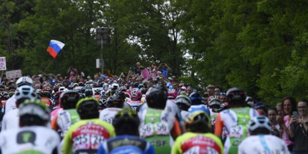 Passaggio della 20^ Tappa del Giro d'Italia
