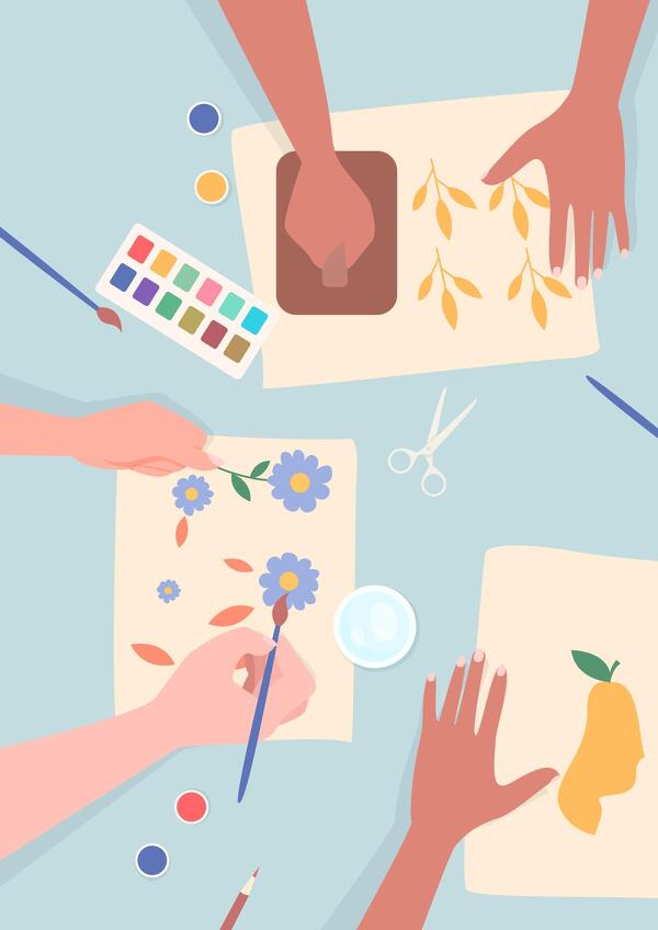 Mani che creano, cuori che donano