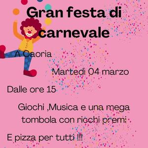 Gran Festa di Carnevale a Caoria