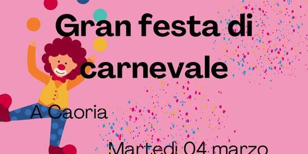 Gran Festa di Carnevale a Caoria