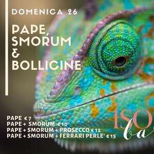 Pape, smorum & bollicine 