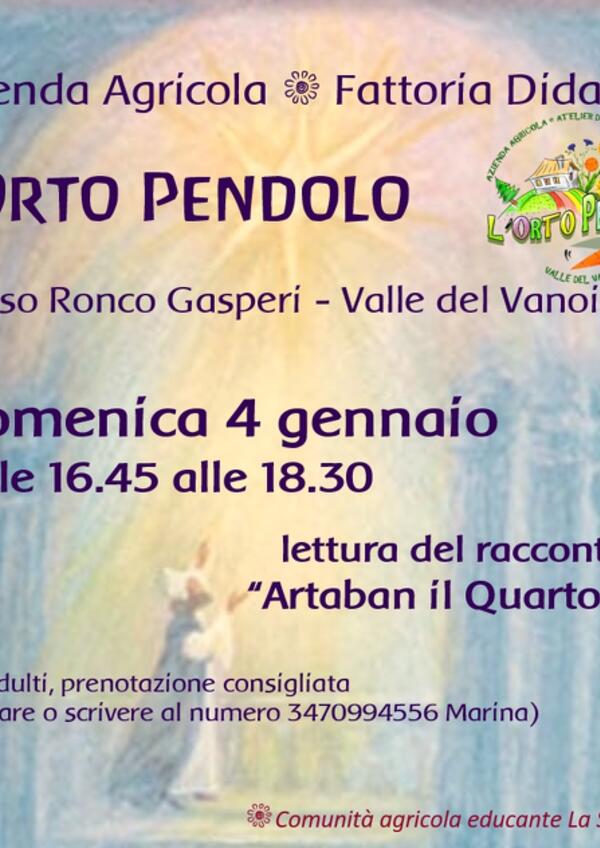 Lettura del racconto "Artaban, il quarto re"