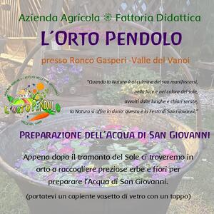 Preparazione dell’Acqua di San Giovanni