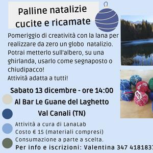 Palline Natalizie Cucite e Ricamate