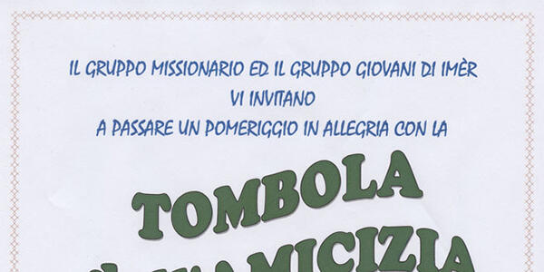 Tombola dell'amicizia