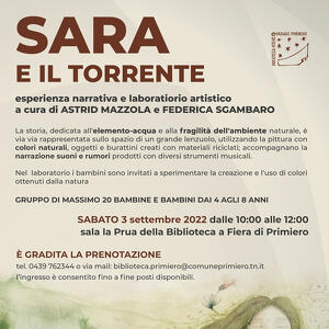 SARA E IL TORRENTE -- a cura di Astrid Mazzola e Federica Sgambaro